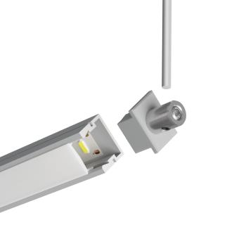 Endkappe führt den Strom sicher aus dem Profil